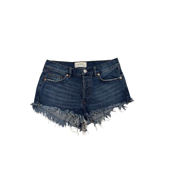 Free People High Waisted Jean Shorts - Size 25 - Picture 1 of 5